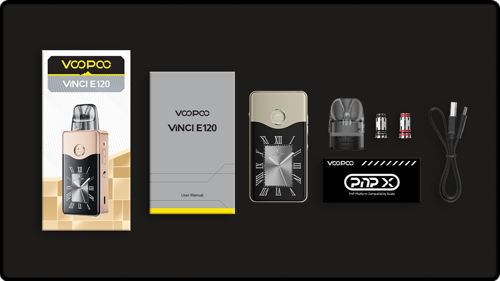 Le contenu du kit E120